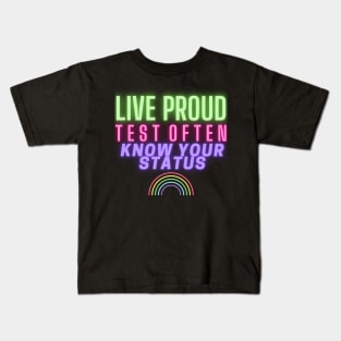 Neon Pride Kids T-Shirt